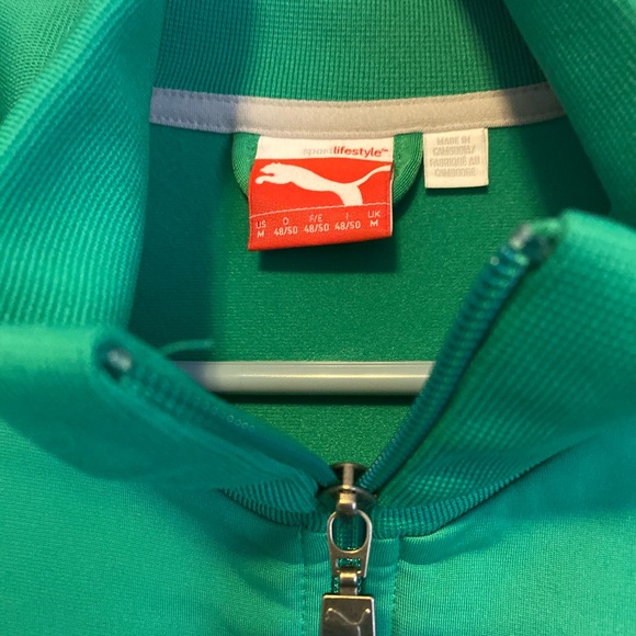 Old school Vintage Green Puma Jacket 🧥 - Picture 3 of 3